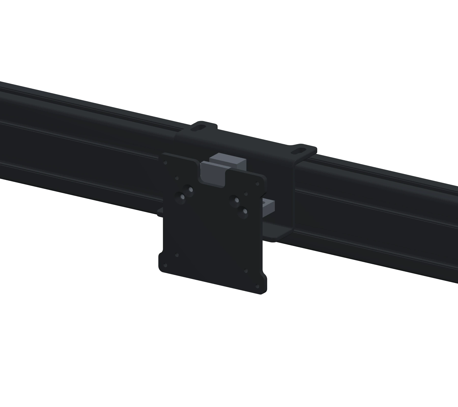 XDRacing micro-adjustment monitor mounting assembly